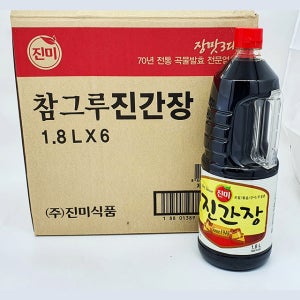 진미 참그루진간장 1.8L 1BOX(6개입)