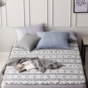 글루바인 전자파안심 스마트 타이머 물세탁 전기요 노르딕 EMF 전기매트 싱글, 100x180cm, 사슴