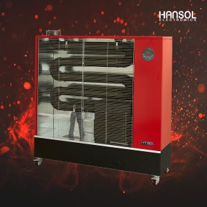 한솔일렉트로닉스 화목난로 펠릿 펠렛 돈풍기 대형 튜브히터 공장 창고 곱창난로 22000