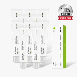 에이카랩스 불소치약 고불소치약 1450ppm 라임블렌드 구취제거 임산부 110g, 10개