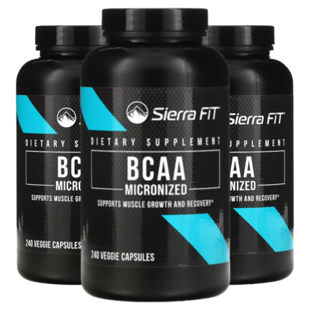 <b>시에라핏</b> BCAA 류신 이소류신 발린 아미노산 240식물성캡슐 3개