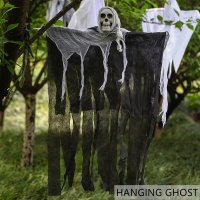 Halloween Hanging Skull Head Ghost Scary Haunted House Props Halloween Decorations For Home Ornamen