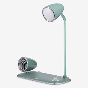 15W 스탠드 조명 무선충전 블루투스 스피커 그린