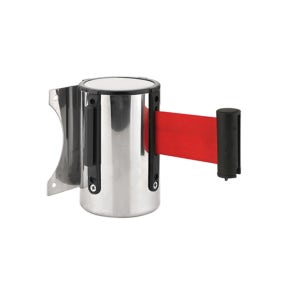 벽고정형 차단봉 빨강 가이드라인 체인 벨트 스텐 차단봉