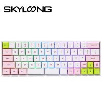 skyloong sk66 teclado mecánico gateron 블루투스 맥키캡