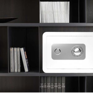 25CM 미니 금고 가정용 돈통 도난방지 비밀 비상금 블랙(열쇠) - 25cm