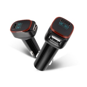 차량용 시거잭 USB 연결 고속 충전기 2구 멀티 포트 시가잭형 QC3.0 급속 충전기