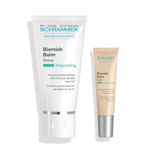 닥터슈라멕 블레미쉬 밤 스노우 40ml + 옵션 택 1 / 슈라멕 비비 , 하얀 피부를 위한 편안하고 자연스러운 생얼 표현 톤 보정 기초 BB