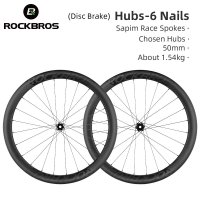 rockbros carbon 바퀴 디스크 브레이크 700c road 림 자전거 휠셋 림