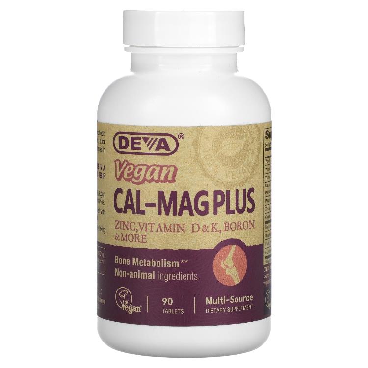 Deva Vegan <b>CalMag Plus</b> 90 Tablets