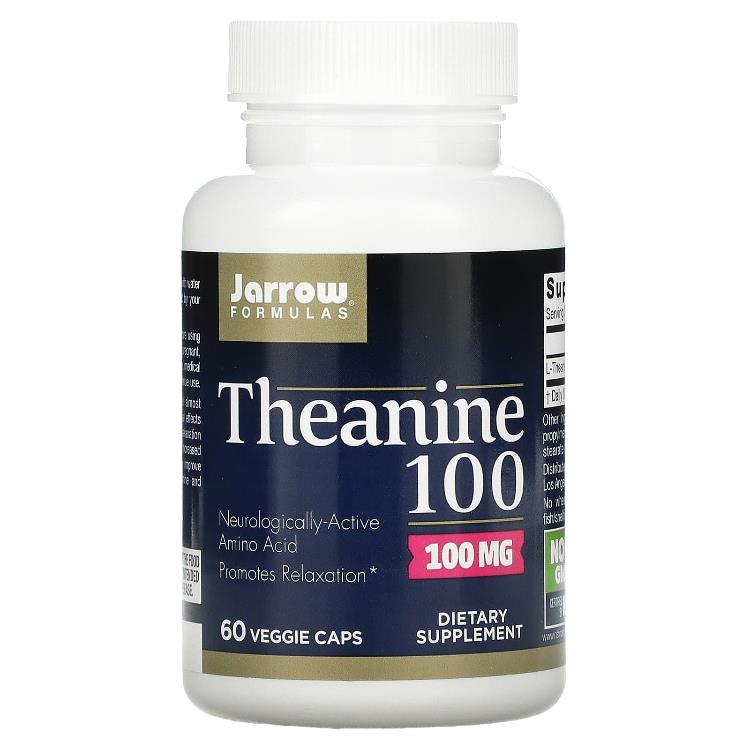 Jarrow Formulas <b>Theanine 100</b> 100 mg 60 Veggie Caps