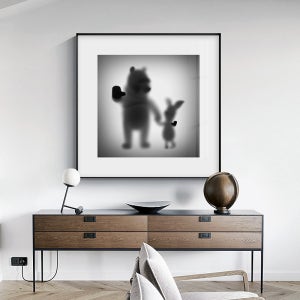 인테리어 사라지는 예술 동향 그림 미키 마우스 심슨 가족 버그 토끼 프린팅 액자