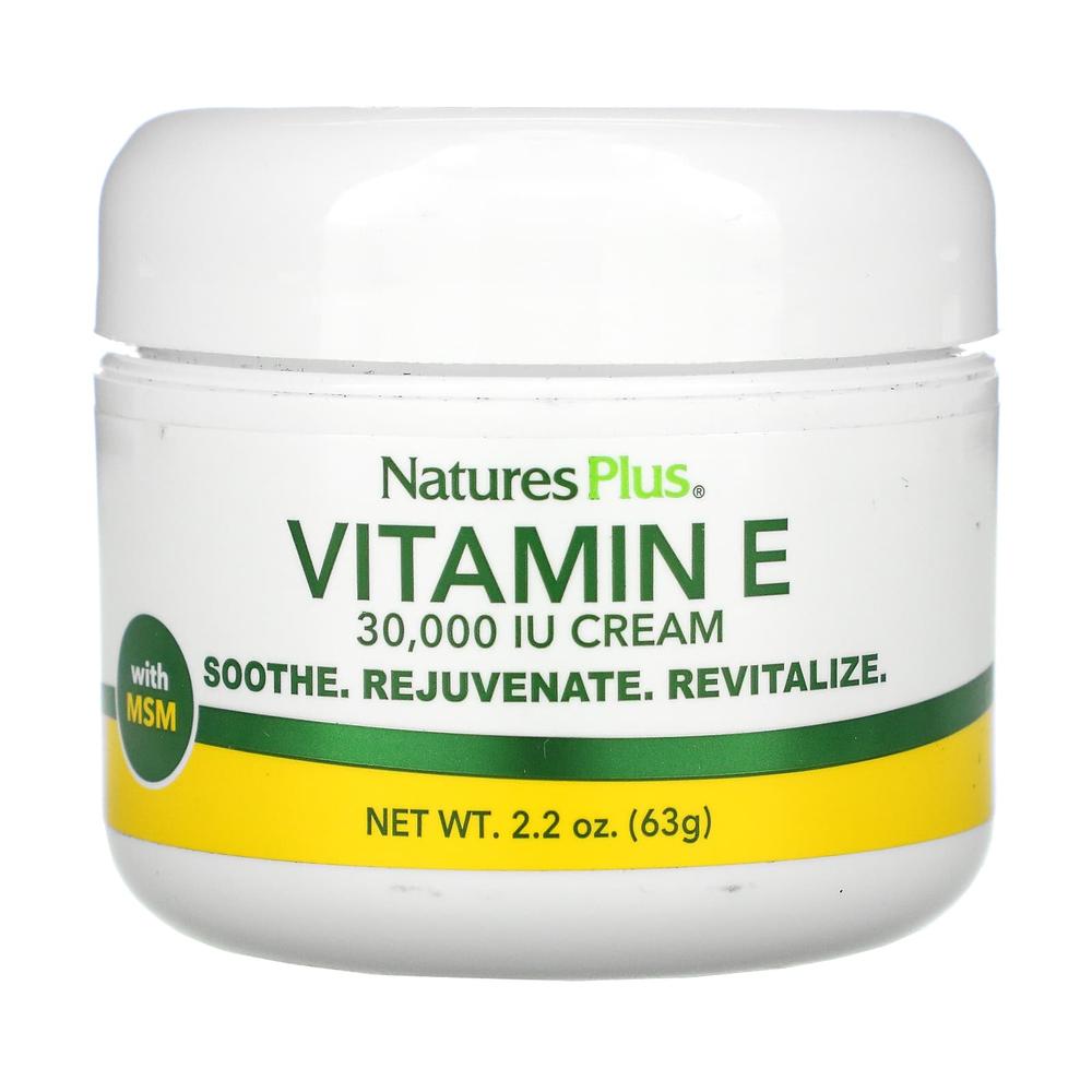 <b>네이처스플러스</b> 비타민E 수분 영양크림 보습케어 NaturesPlus Vitamin E Cream 30000 IU 62g