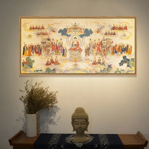 인테리어 벽걸이 그림 현관 부처님 시스템 전체 불교 초상화 티베트 홀 석가모니 거실 액자