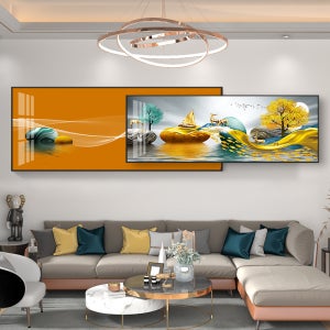 인테리어 Picture in 거실 그림 소파 배경 심플 모던 풍경 스태킹 펀칭 액자