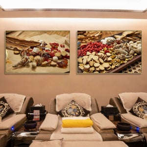 인테리어 약재 벽걸이 그림 한약재 약국 클리닉 한방 미용실 물리 치료실 건강 홀 한약액자