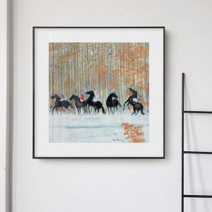 인테리어 모던 추상 풍경 그림 성공 심플 예술 벽걸이 현관 말 액자