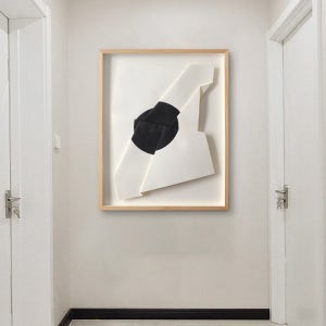 인테리어 순수 ​​유화 동물 조디악 벽걸이 그림 강아지 방 침실 세로 만든 액자