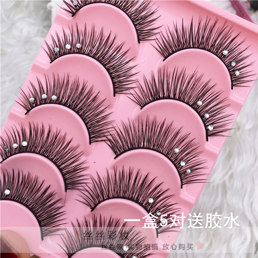 공연 속눈썹 큐빅 무대 퍼포먼스 풍성한 컬