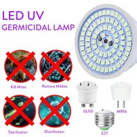 핸드폰 책 네일 UV 자외선 살균기 소독기 멸균기 램프 e27 mr16 gu10 led