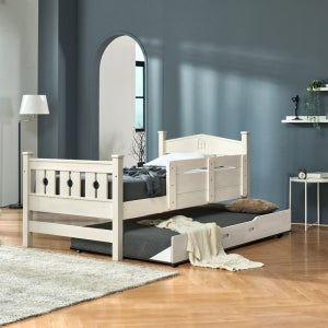 [한정판매20조] 러브미(워시) 원목 슈퍼 이단 아동 학생 기숙사 어린이 슬라이딩침대