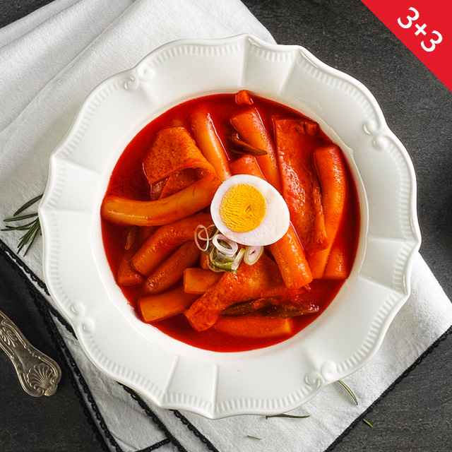 사과떡볶이-어묵떡볶이 밀키트 반전팩 달콤