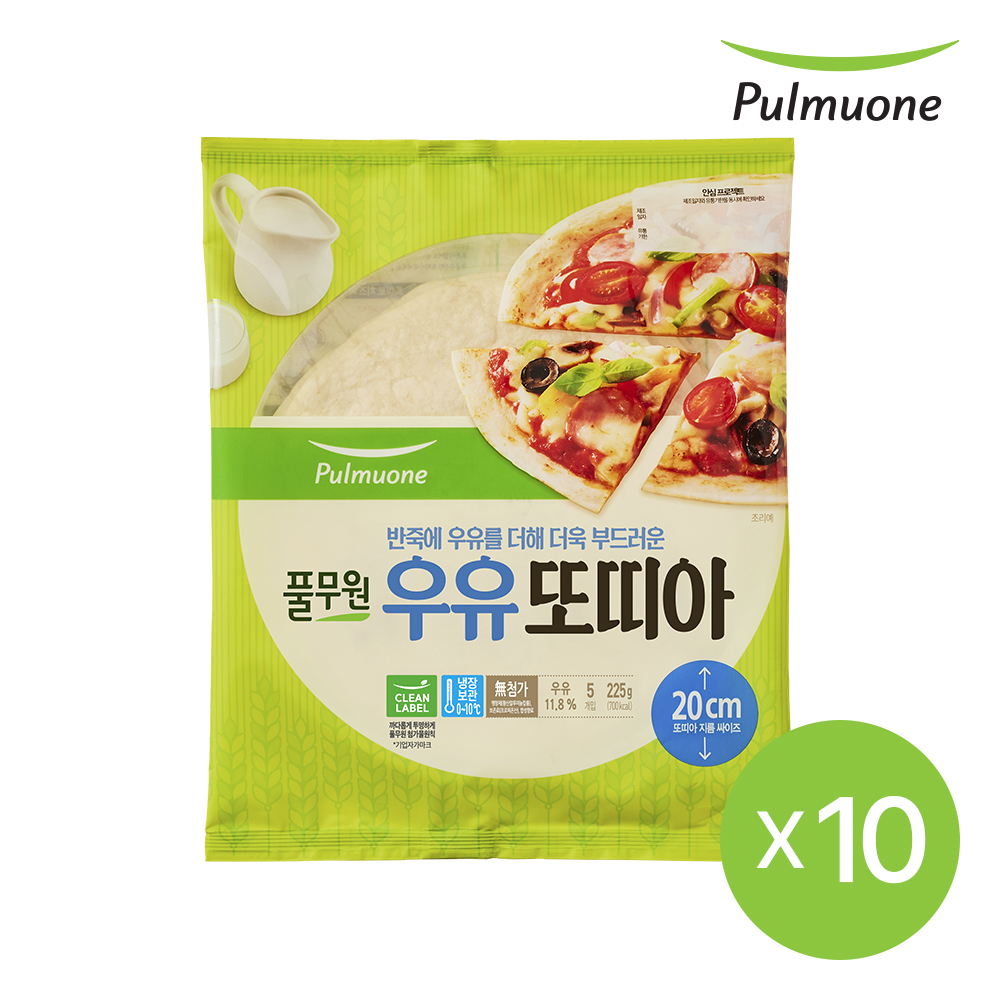 풀무원 우유 또띠아 제품 이미지