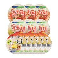 철원오대쌀로 만든 떡국6개+포포면멸치맛3개+포포면얼큰한맛3개