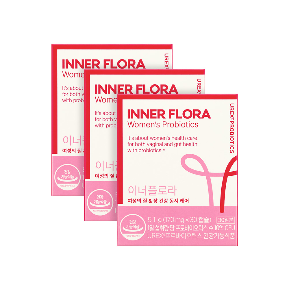 [3개월분] 뉴오리진 이너플로라 여성 <b>질유산균</b> 장 건강 덴마크프로바이오틱스 / 임산부 30캡슐, 3개