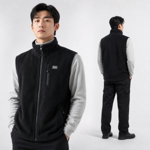 MOLEX 모렉스 겨울 남성 플리스 조끼 등산 후리스 작업복 단체복 반목