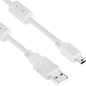 USB2.0 AM-미니 5핀 케이블(노이즈필터) 5m NMC-UM250