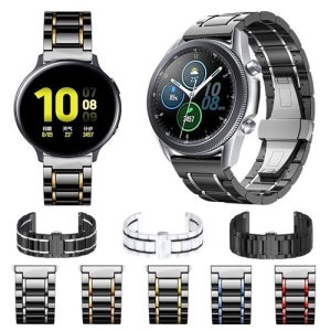 삼성 갤럭시 워치5 세라믹 워치 시계줄 스트랩 브레이슬릿 클래식 액티브 기어 S3