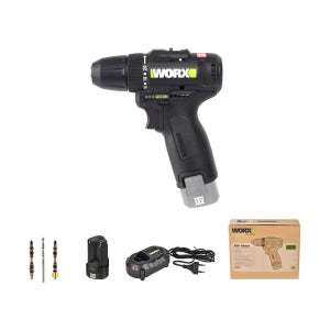 웍스 충전 드릴 드라이버 전동 12V 2.0Ah 배터리 1개 BL WE210