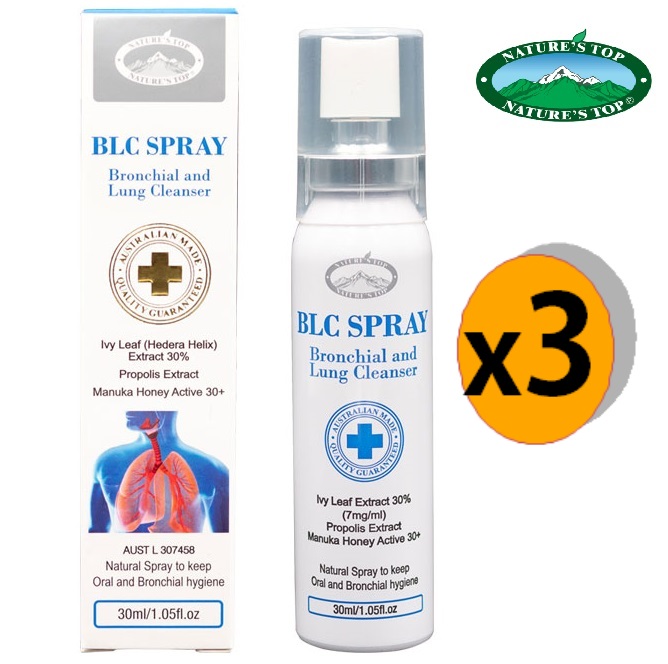 [호주네이쳐스탑] 호주 프로폴리스 <b>BLC 스프레이</b> 30ml x3통