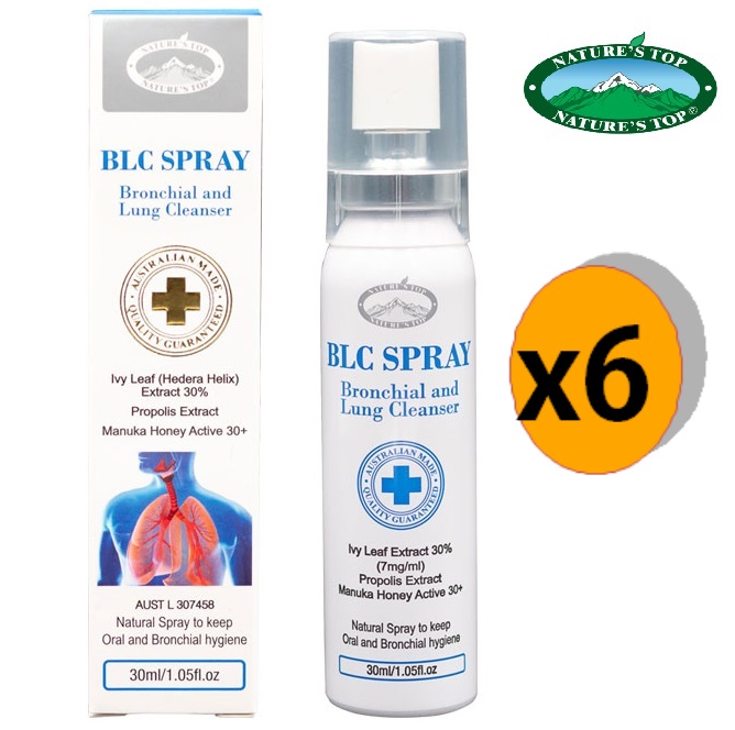 [호주네이쳐스탑] 호주 프로폴리스 <b>BLC 스프레이</b> 30ml x6통