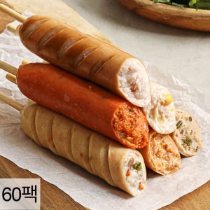 닭신 고단백 닭가슴살 프랑크 소시지 콘치즈 외 6종 30+30팩 / 국내산 저당
