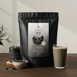 가루선생 흑선 채움 블랙 선식 국산 검은콩 아침식사대용 단백질 쉐이크 500g