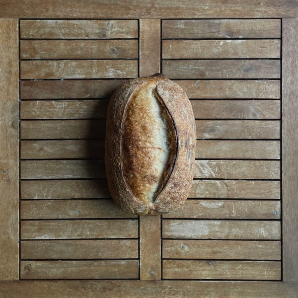 물밀소 사워도우 100% 우리밀 비건 식사빵 850g