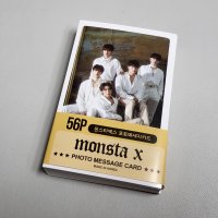 몬스타엑스 (MonstaX) 굿즈 56장 포토 포스트 카드 미니카드 몬스타엑스 굿즈