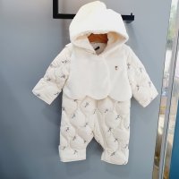 모이몰른 우주복 패딩우주복 아기패딩 방한 선물 신생아옷 겨울 겉싸개 에티엔다운