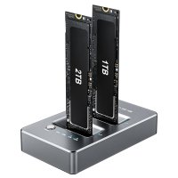 정식발매 ACASIS M03K 아카시스 USB 3.2 듀얼베이 NVME 도킹 스테이션 SSD 복사기