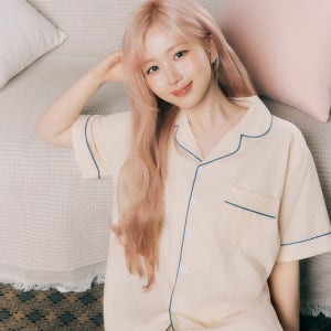 [해원 PICK] 실크핏 클린 반팔 파자마 세트 커플잠옷 여름 여름 홈웨어