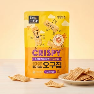 [5+5] 잇메이트 닭가슴살 오구칩 오리지널 25g x 10팩 헬스 단백질 아이들 과자 간식