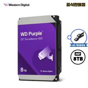 WD 퍼플 8TB CCTV 전용 하드디스크