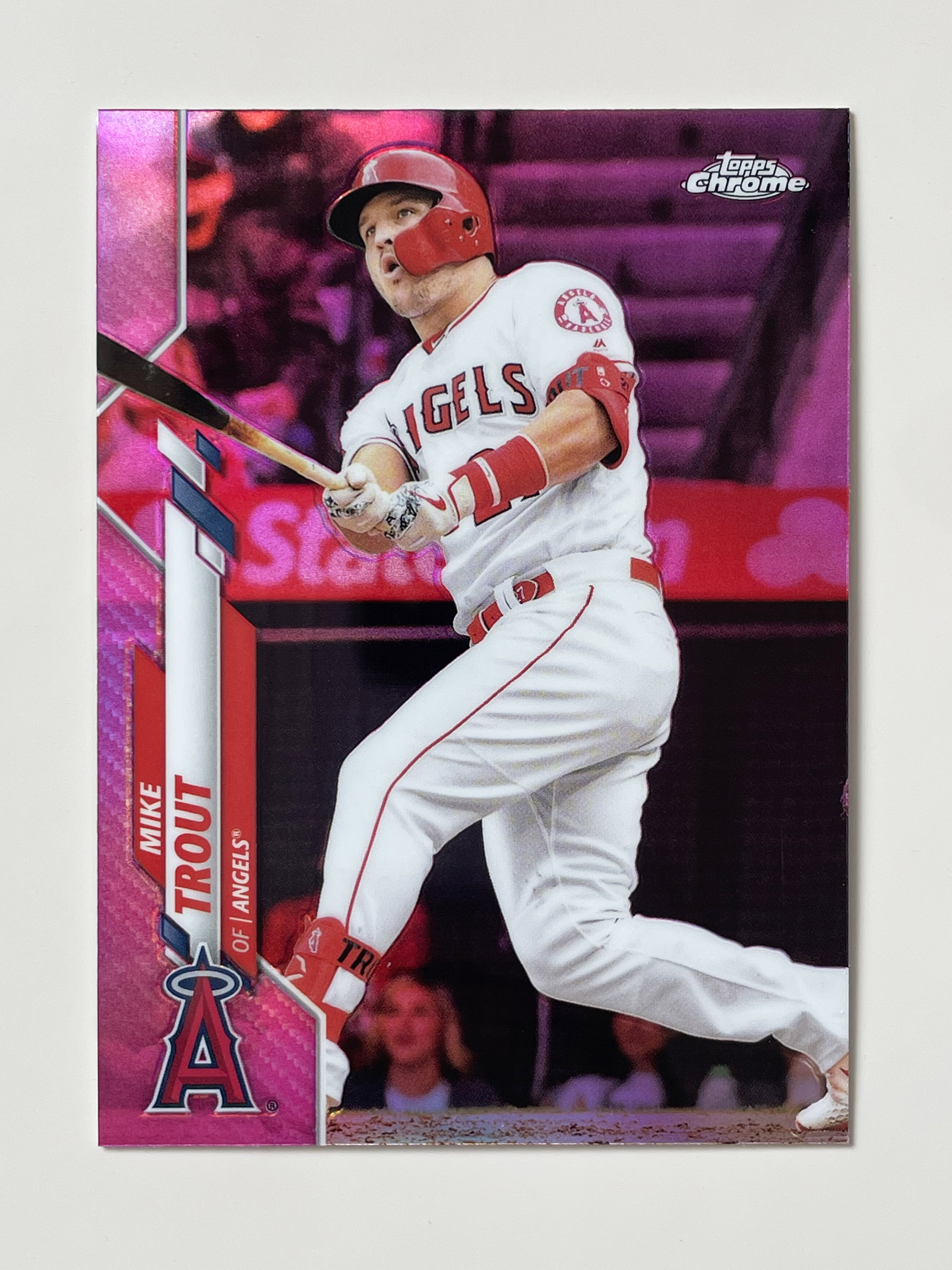 20 Topps Chrome 1 Pink Refractor 마이크 트라웃
