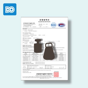 분동 교정 1KG 10KG 미만 표준분동 M급 F급 kolas 교정성적서 발행