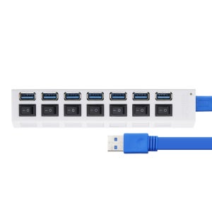 USB2.0 7포트허브 무전원 각스위치 PC 노트북 USB허브