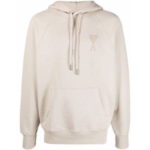 [아미] USW202.747 150 하트 로고 후드 오프 화이트 공용 후드 TLS