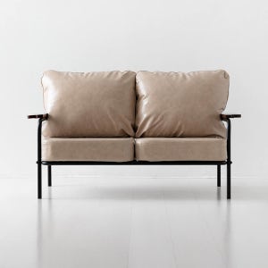 DELU 2인소파 1665 크림 1743.5891, 2인용