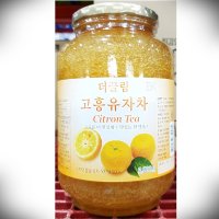 더끌림고흥유자차 2KG X6개 유자 에이드 음료 카페 후식 제조용